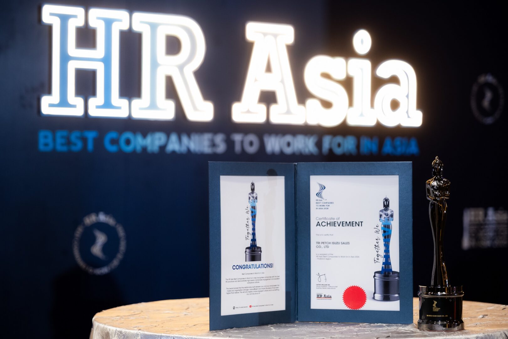 04. ตรีเพชรอีซูซุเซลส์ รับรางวัล HR Asia Sustainable Workplace Awards 2026